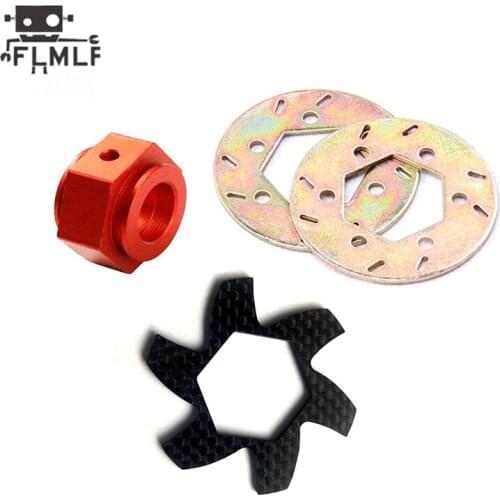 Carbon Fiber Brake Isolation Pad or Metal Brake Disc or Disc Brake Hub Kit Fit 1/5 HPI ROFUN BAHA ROVAN KM BAJA 5B 5T 5SC Parts