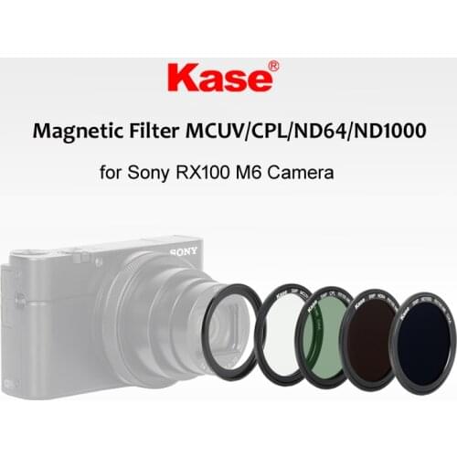 Kase Magnetic Multi-Coated UV MCUV/CPL/ND1000 ND3.0/ND64 ND1.8 Neutral Density Filter for Sony RX100 M7 M6 M5 M4 M3 M2 Camera
