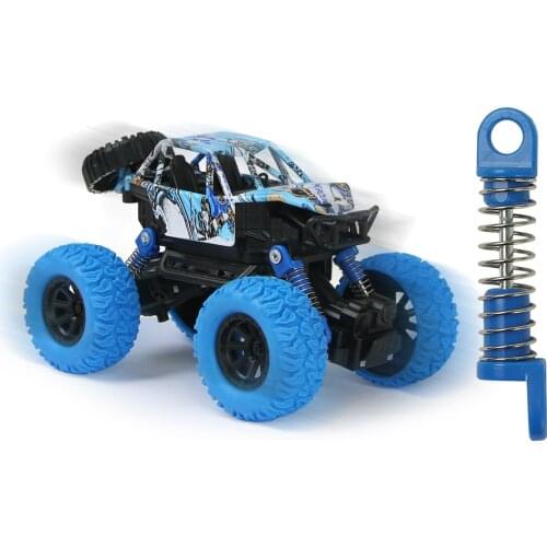 Alloy Climbing Off-Road Car Model Toys & Pull Back Function Diecast Graffiti Driving Vehicles Birthday Gift for Kid Boy 4 Colors
