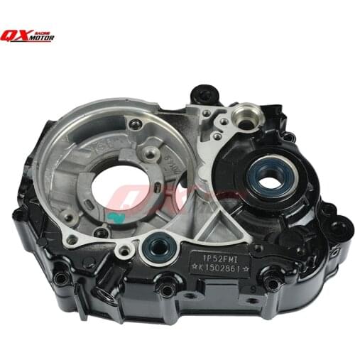 125cc Motorcycle Left CrankCase Cover For Lifan 125 1P52FMI Horizontal Kick Starter Engine KAYO SSR SDG Dirt Pit Bike Parts