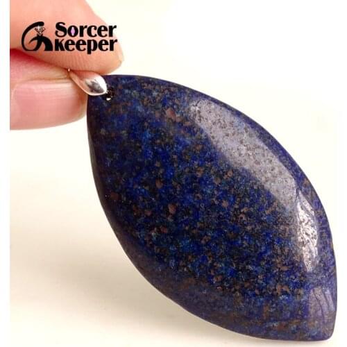 Mens Bijoux Blue Lapis Lazuli Beads Necklaces & Pendants Natural Stones Beads for Jewelry Making Accessories Womens Gift BE024