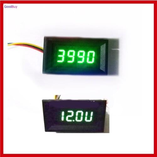 New 2 Functions 12v Motorcycle Car Tachometer RPM Tach Gauge Led Digital Voltmeter Voltage Gauge For Gasoline Engine