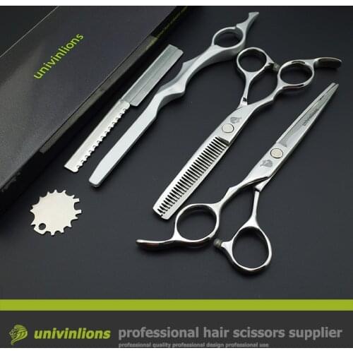 6" left handed razor hairdressing scissors left hand hair scissors for lefty shears barber thinning scissors stylist haircut set
