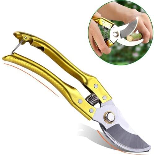 Professional SK5 Alloy Steel Pruning Shears Sharp Garden Clippers Portable Hand Pruners Tree Trimmers Gardening Tool