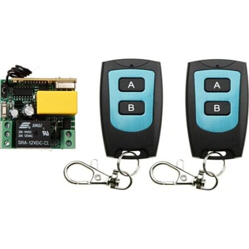 AC 220 v 1 ch RF wireless remote control switch 1pics t mini receiver +2 pics waterproof transmitter
