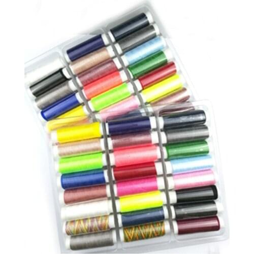 24 Colors 200 Yard Polyester Embroidery Sewing Threads For Hand Sewn&Machines Patchwork Sewing Threads Sewing Accessories
