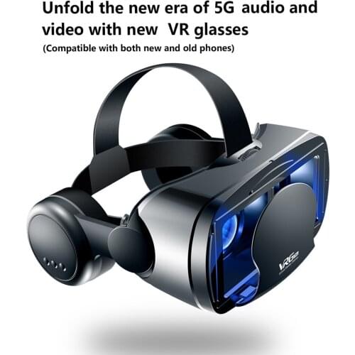 Virtual Reality 3D VR Headset Smart Glasses Helmet For Smartphones Cell Phone Mobile 7 Inches Lenses Binoculars