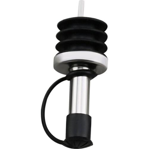 1Pcs Stainless Steel Wine Spout Oil Bottle Stopper Glass Bottle Pourer Cap Spout Bar Kitchen Tools