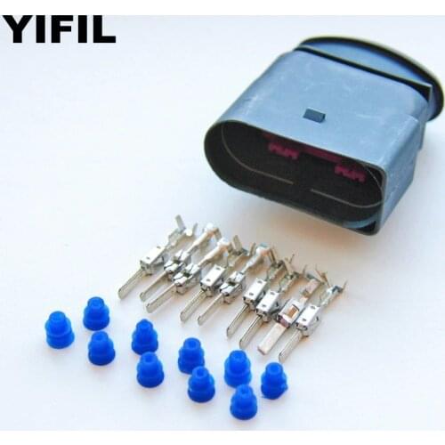 2/4/10pcs/lot 10 Pin/Way Headlamps Male Connector Plug Housing Socket For AUDI VW SEAT Skoda VAG Group 1J0973835 1J0 973 835