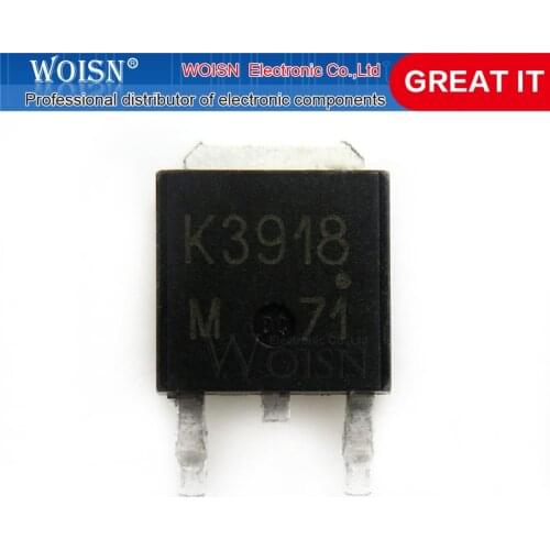 5pcs/lot 2SK3918 SOT252 K3918 SOT MOSFET SMD new and original IC In Stock