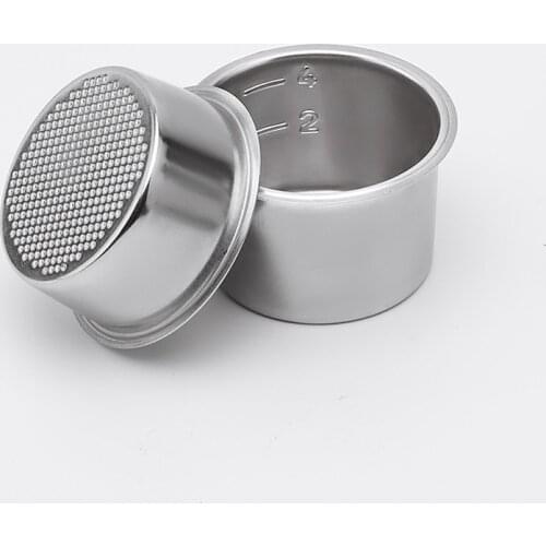 51mm Single Layer Stainless Steel Coffee Machine Filter Strainer Bowl Fit for DeLonghi Coffee Machine Accessories