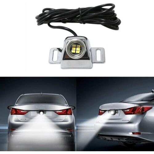 6000K Bright Auxiliary LED Reverse Light Bulb Car Back Working Light For Rear View Camera Reversing Illumination Lamp Waterproof