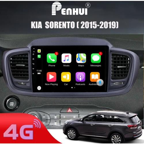 Car DVD For Kia Sorento ( 2015-2019) Car Radio Multimedia Video Player Navigation GPS Android 10.0 Double Din