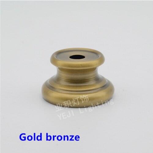 50 * 37 Iron Castings Column decorative cover cap Suitable for receiving elongated member gold bronze Lighting Accessories DIY