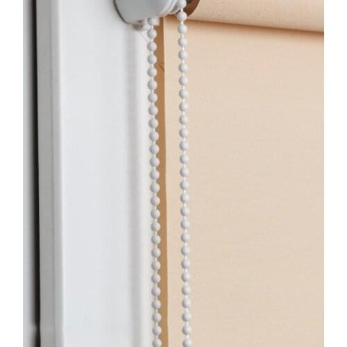 Roller Blind Shade Clutch Bracket Cord Chain with 2m Long Bead Chain for 25mm Tube Curtain Rolling Holder Clip Home Accessories