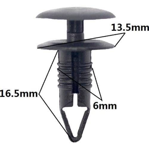 KE LI MI Push Type Fender & Bumper Push Type Fixed Fastener Rivet For Ford Focus Mondeo Plastic Clip