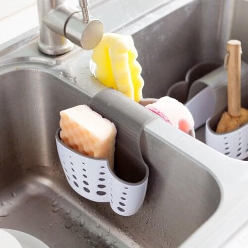 Kitchen tool sink sponge storage leaching rack hanging bag two-use miscellaneous drain storage basket basket kitchen items