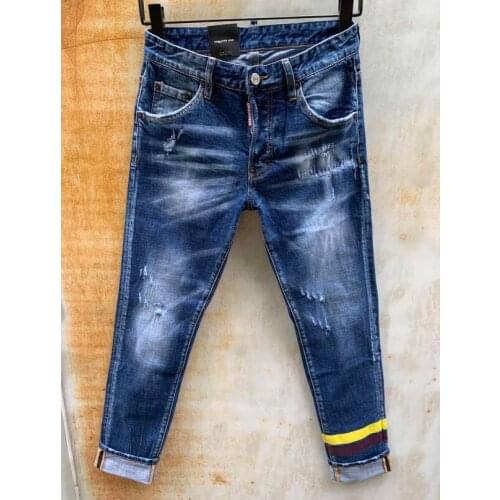 2021 Hot New classic,Authentic DSQUARED2,Retro,Italian brand ,Women/Men Jeans,locomotive,Jogging jeans,DSQ019