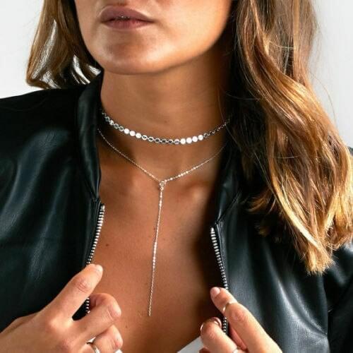 Fashion Alloy Womens Necklaces & Pendants choker necklace 2019 gold color pendant necklace for women Gift wholesale