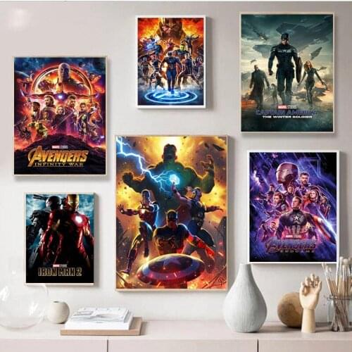 Avengers Infinity War Canvas Painting Marvel Movie Infinity War Posters and Prints Wall Art Pictures for Living Room Decoration