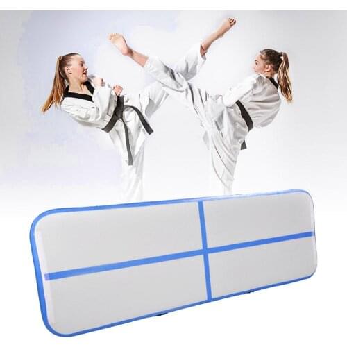 Free Shipping Inflatable Air Track Air Floor With Pump 3M 4M 5M Taekwondo Training Mat With Cheap Price DWF Gymnastics Mat
