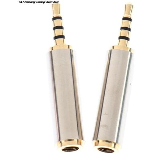 3.5mm Female To 2.5mm Male Adapter Converter Stereo Audio Headphone Jack Aux Speaker Cable Plug Connector
