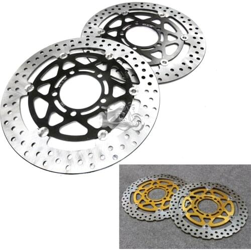 Floating Front Brake Disc Rotor For Motorcycle Kawasaki ER-6F ER-6N Naked Bike KLE650 Versys Z750 New