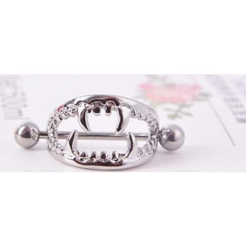Europe United States popular piercing jewelry non-mainstream alternative milk ring nipple nail two size