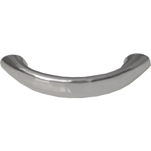Stainless Steel 316 Handrail 6-1/2"166mm Oval Base Surface Polishing Boat Door Grab Handle
