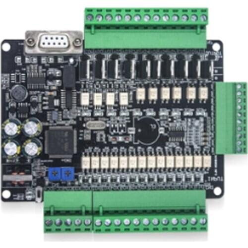PLC industrial control board 6 channels 3K FX3U-24MR FX3U-48MR 485+clockanalog simple multi-axis programmable controller