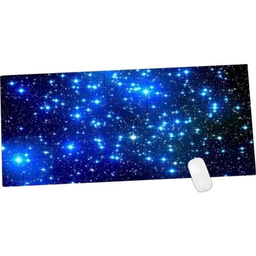 Galaxy Pattern Anti-slip Laptop Computer Gaming Large Mouse Pad Keyboard Mat