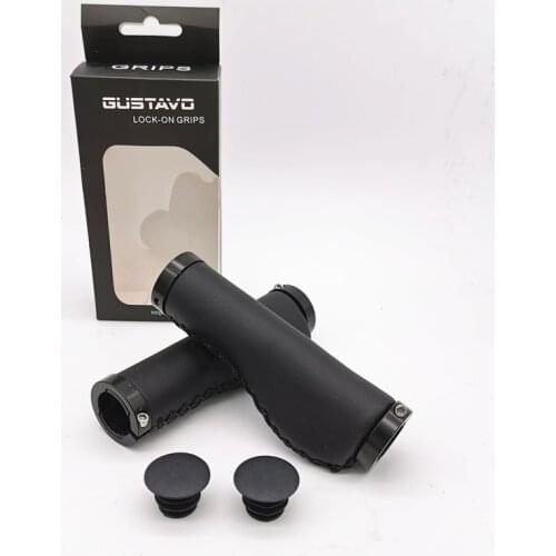 Comfortable durable PU bicycle grips retro bike Mountain bicycle Folding Bicycle grip handle