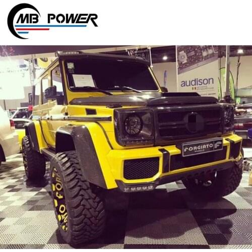 G class 4X4 carbon front corner lip W463 G63 G500 G400 G350 carbon fiber material front corner lip
