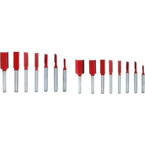 1/4 Inch Shank Single Double Blade Router Bit Milling For Wood Tool