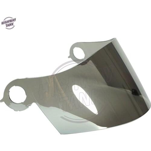 1 Pcs Chrome Motorcycle Helmet Visor Lens Full Face Shield Case for SUOMY Spec 1R Spec-1R Extreme Apex Visor Mask