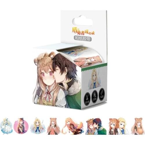 10 boes/lot Anime Tate no Yuusha no Nariagari Tape TOY Raphtalia Washi Tape Paper Hand account sticker toy gift