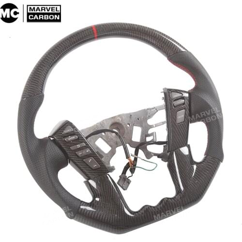 100% Real Carbon Fiber Steering Wheel for Ni-ssan Patrol Y62/ Platinum Customizaed