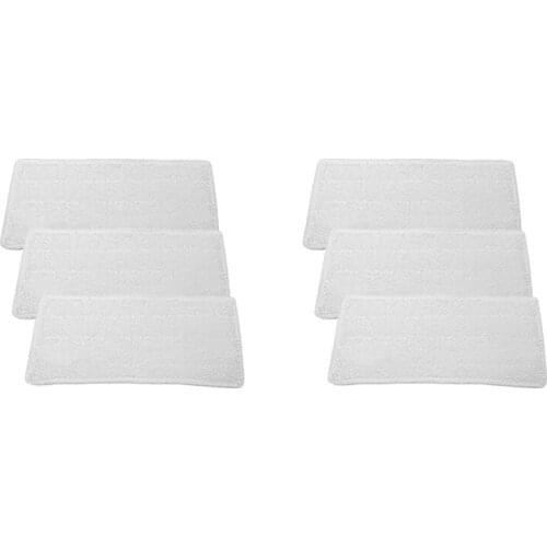 6PCS Steam Mop Microfiber Cleaning Replacement Mop for Vileda Steam XXL Steam Mop Accessories