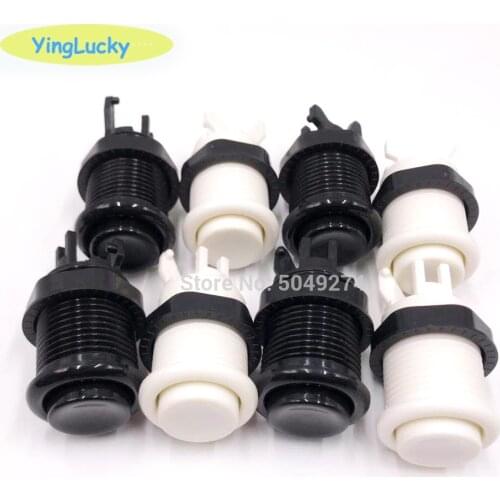 8pcs / Lot 28mm high-quality American HAPP Push Buttons with Micro Switch DIY Kit Arcade Button Game Machine Parts