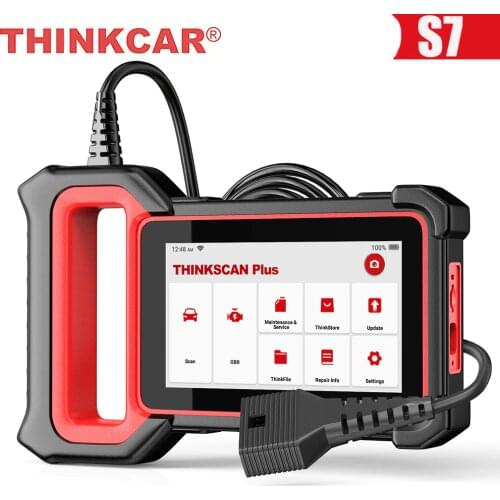 THINKCAR Thinkscan Plus S7 OBD2 Car Scanner Automotive 7 Systems Diagnosis Scan Tool Oil TPMS DPF EPB Reset OBDII OBD 2 Scanner