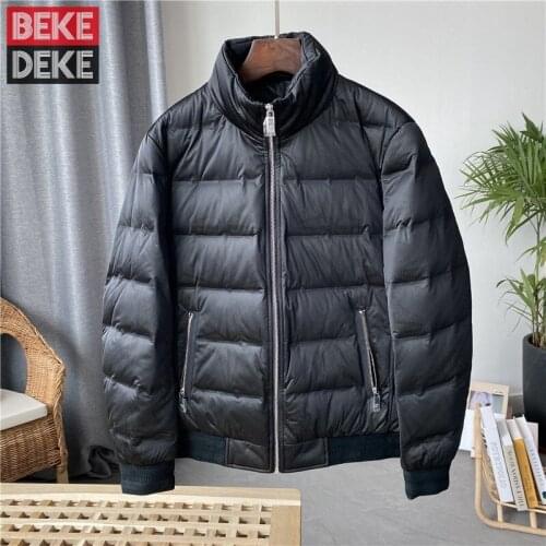 Мужские короткие пуховики BEKEDEKE China At AliExpress