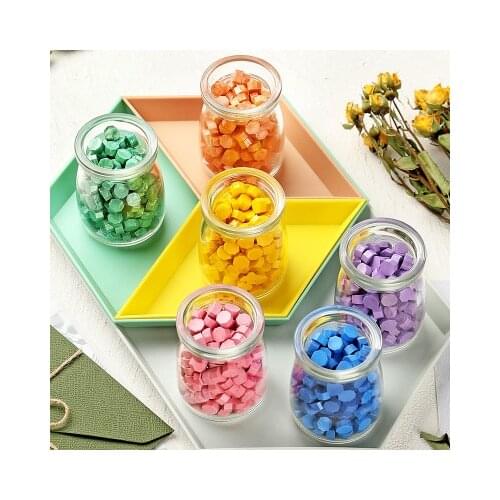 100pcs Sealing Wax Seal beans Stamp Beads for vintage craft Envelope Wedding Wax seal Ancient Sealing Wax stamp Making Tools