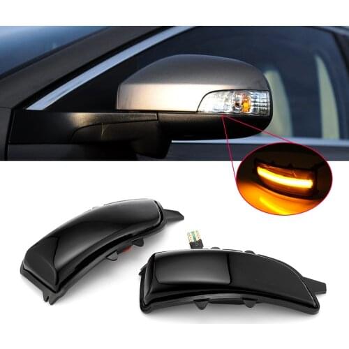 For Volvo S80 2007-2013 Dynamic Turn Signal Light Indicator LED Rearview Mirror Sequential Flashing Light Car Side Wing Lights