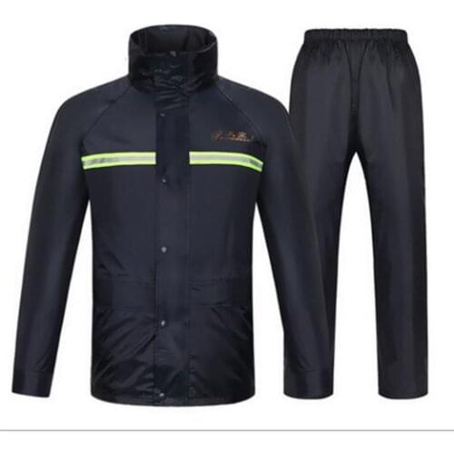 2017 Raincoat,rain pants,Waterproof motorcycle bicycle rain jacket poncho table size Large Size fishing rain coat Man and Woman