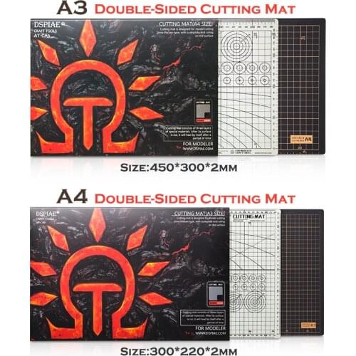 DSPIAE AT-CA3/CA4 Double-Sided Cutting Mat (A3/A4 size) Modeler Craft tools Modeling Hobby Accessory