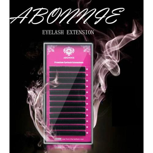 Abonnie Individual Classical Eyelash Extensions Lashes 0.05-0.25 Mix MM 1 Case Mink Black Semi-Hand Made Individual Lashes