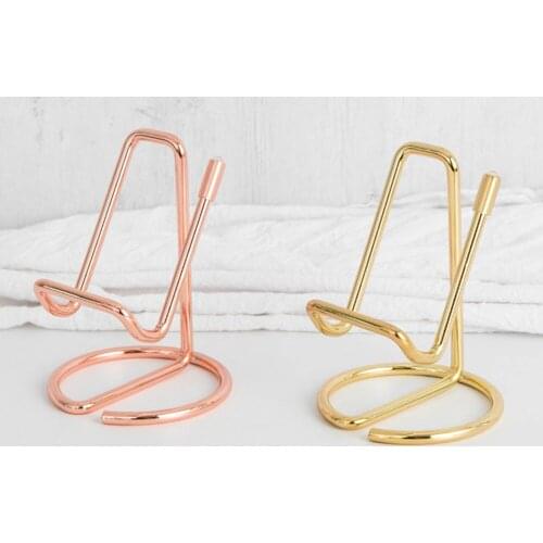 INS Style Wrought Iron Wire Metal Mobile Phone Holder Multi-function Phone Stand Home Desktop Decor for Huawei Xiaomi Iphone