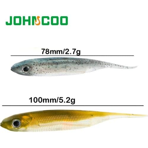 6Pcs/lot 3D Rainbow Fish Artificial Lures 2.7g/78mm Aluminum Foil Embedded Super Attraction Fishing Soft Bait