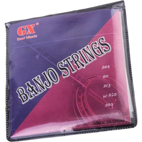 Quality Set Of 5 Strings For 5-String Banjo Loop End Strings Nickel Alloy Wound Banjo Accessries