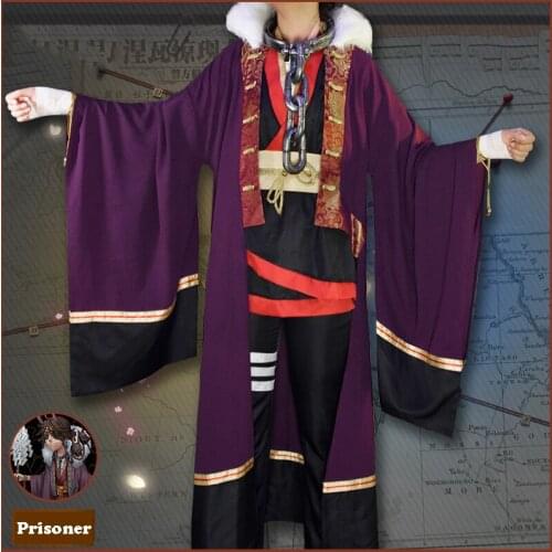 Game Identity V Cosplay Costumes Survivor Luca Balsa Prisoner Cosplay Costume Kimonos Skin Uniforms Clothes Suits Sets Hot